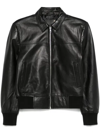 R13 Leather Jacket In Black