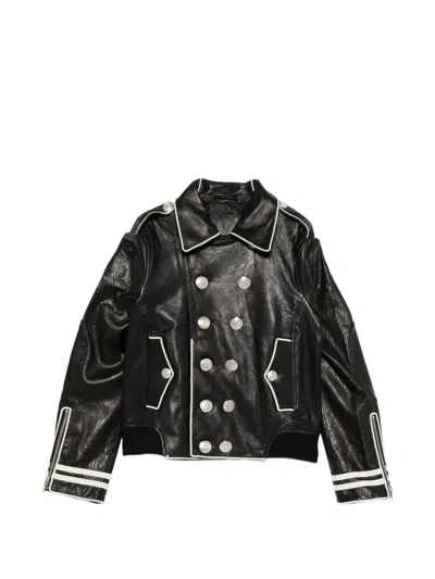 R13 Leather Jacket In Black