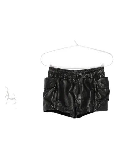 R13 Leather Shorts