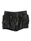 R13 Leather Shorts
