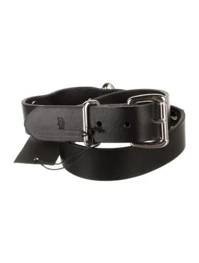 Pre-owned R13 Leather Studded Accents Belt In Black