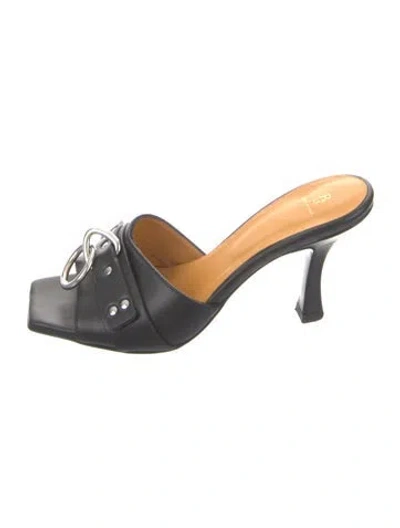 Pre-owned R13 Leather Studded Accents Slides In Black