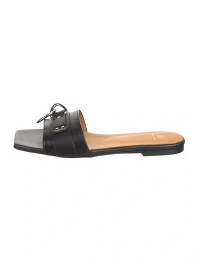 Pre-owned R13 Leather Studded Accents Slides In Black