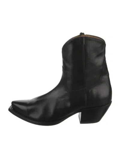 Pre-owned R13 Leather Western Boots In Black