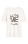R13 Leave Me Alone Relaxed Tee In Brown