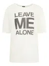 R13 Leave Me Alone Relaxed Tee In White