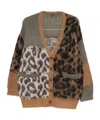 R13 Leopard-pattern Cardigan In Multi