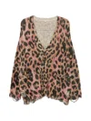 R13 Leopard-print Cardigan In Multi