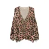 R13 Leopard-print Cardigan In Multi