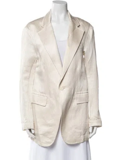 Pre-owned R13 Linen Blazer In Neutral