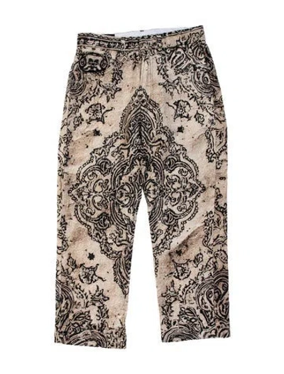Pre-owned R13 Linen Straight Leg Pants In Neutrals