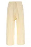R13 Crop Style Fleece Cotton Joggers In Yellow