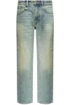 R13 Logo-appliqué Straight Jeans In Multicolor