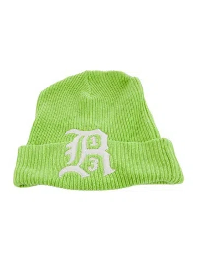 Pre-owned R13 Logo Beanie W/tags In Green