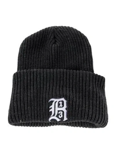 Pre-owned R13 Logo Embroidered Beanie In Grey