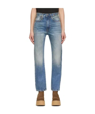 R13 LOGO JEANS