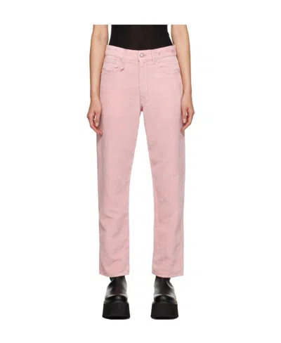 R13 Logo Logo Denim Trousers In Nude