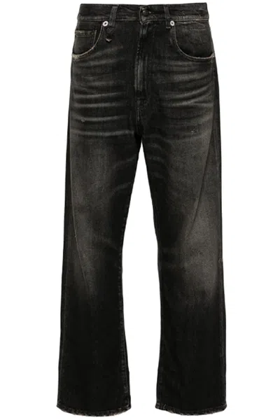 R13 Logo-patch Jeans In Multicolor