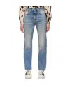 R13 High Waisted Cropped Jeans In Gray
