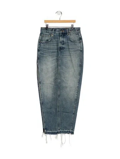 Pre-owned R13 Long Skirt In Blue