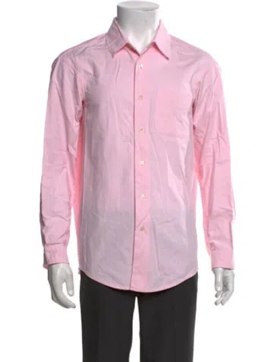 Pre-owned R13 Long Sleeve Dress Shirt In Pink