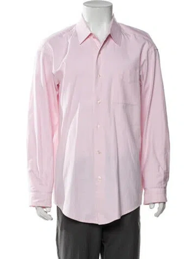Pre-owned R13 Long Sleeve Dress Shirt In Pink
