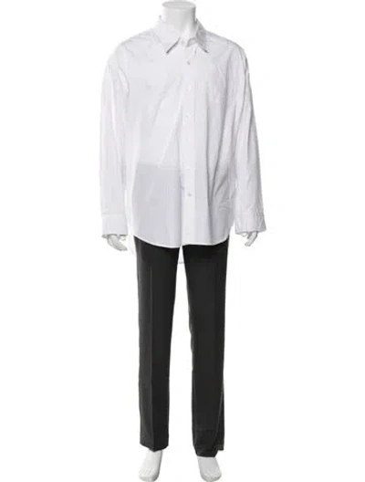 Pre-owned R13 Long Sleeve Dress Shirt In Purple