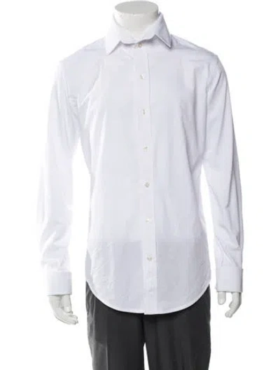 Pre-owned R13 Long Sleeve Dress Shirt In White