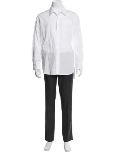 Pre-owned R13 Long Sleeve Dress Shirt In White
