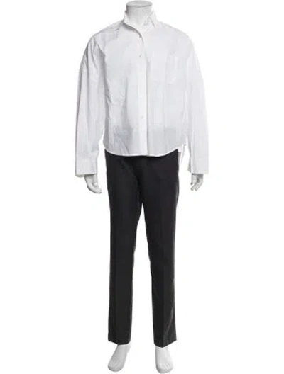 Pre-owned R13 Long Sleeve Dress Shirt In White