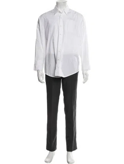 Pre-owned R13 Long Sleeve Dress Shirt In White