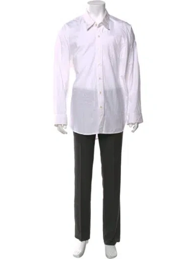 Pre-owned R13 Long Sleeve Dress Shirt In White