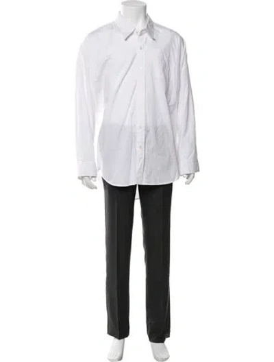 Pre-owned R13 Long Sleeve Dress Shirt In White