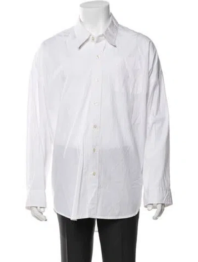 Pre-owned R13 Long Sleeve Dress Shirt In White