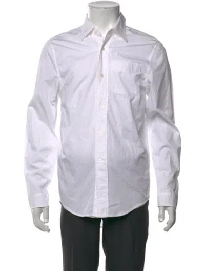 Pre-owned R13 Long Sleeve Dress Shirt In White