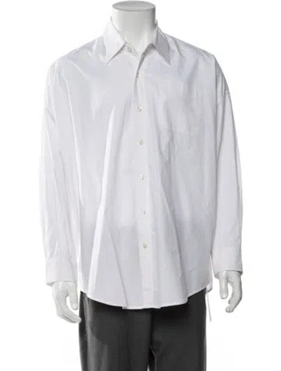 Pre-owned R13 Long Sleeve Dress Shirt In White