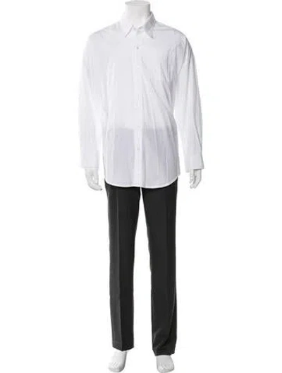 Pre-owned R13 Long Sleeve Dress Shirt In White