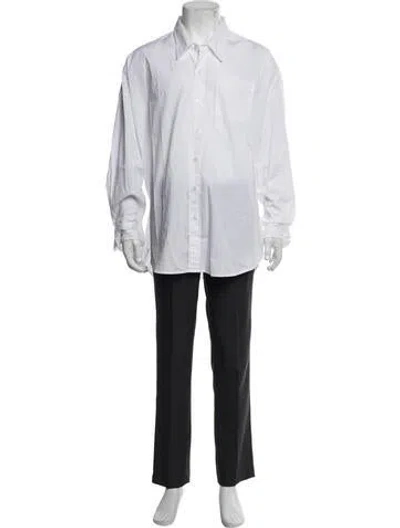 Pre-owned R13 Long Sleeve Dress Shirt In White