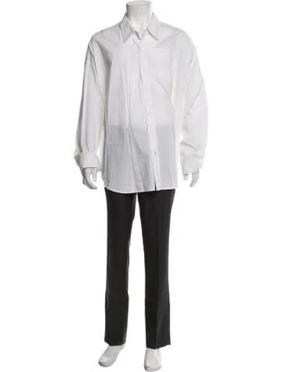 Pre-owned R13 Long Sleeve Dress Shirt In White
