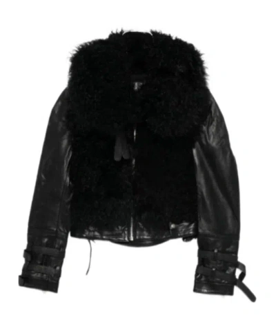 R13 Long Sleeve Jacket In Black