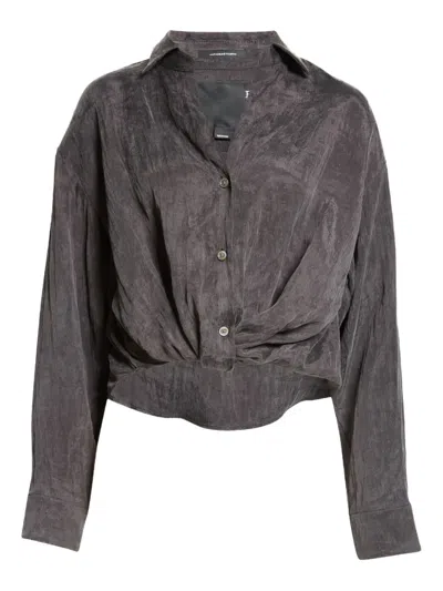 R13 Long Sleeve Shirt In Black