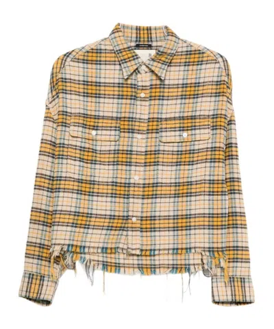 R13 Long Sleeve Shirt In Multi