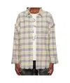R13 Long Sleeve Shirt In Multicolor