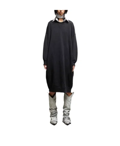 R13 Long Sleeved Dress In Black