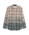 R13 Plaid Shirt Bleached In Nude