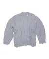 R13 Long-sleeved Sweater In Blue