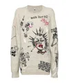 R13 Long-sleeved Sweater In Nude