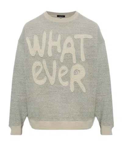 R13 Long-sleeve Sweatshirt In Gray