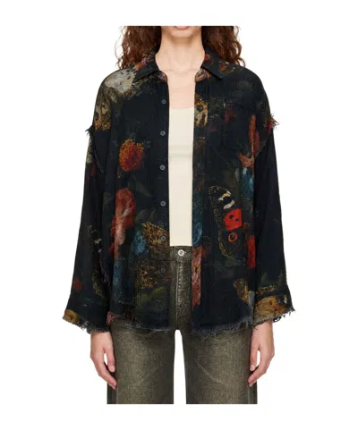 R13 Long-sleeved Shirt In Multi