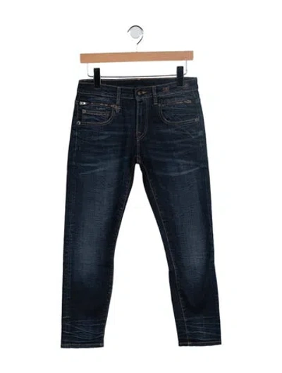 Pre-owned R13 Low-rise Skinny Leg Jeans In Blue